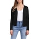 thumbnail image 1 of Suéter cárdigan casual INSPIRE CHIC para mujer, de frente abierto, de manga larga, con peplum, tejido, XS, negro, 1 of 6