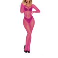 thumbnail image 4 of Lencería de mujer Medias de red Tirantes Body sin entrepierna Body de nailon para mujer, 4 of 8