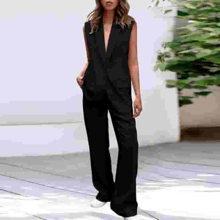 Women's Piece Outfits Dressy Pant Suits for A Wedding Petite