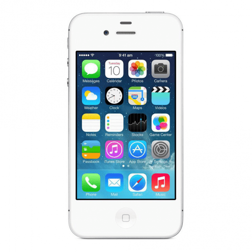 Rood bijvoorbeeld Nationale volkstelling Refurbished Apple iPhone 4 32GB, White - Unlocked GSM - Walmart.com
