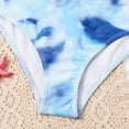 thumbnail image 5 of REORIAFEE Girls 2 Piece Swimsuit Sets Age 4-14Years Bikini Top and Short Tie Dye Print Beachwear Swimwear Adjustable Spaghetti Straps Bathing Suits High Waist Quick Dry, 5 of 7