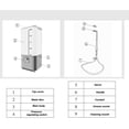 thumbnail image 3 of Conjunto de enema automático, Limpieza de colon 2000 ml kit de cubo de enema eléctrico de velocidad sin pasos para uso doméstico, 3 of 7