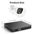 thumbnail image 2 of SANNCE 6MP Security Camera System S+H.265 PoE NVR Recorder With AI Human/Vehicle Detection and 4Pcs 5MP IP67 Security Cameras,100ft night vision with Smart IR,4TB, 2 of 15