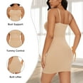 thumbnail image 6 of MISS COCOLI Strapless Shapewear Full Slips for Women Under Dresses Tummy Control Slip Body Shaper Smoothing, 6 of 6