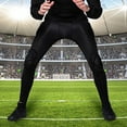thumbnail image 2 of Goalkeeper Trousers Neat Alignment Thickened Breathable Polyester Fiber Professional Goalkeeper Suit Long Pants for Ball Games, 2 of 10