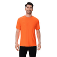 thumbnail image 3 of High Visibility Safety T-Shirts for Men, Moisture Wicking Hi Vis Work Shirt | Safety Neon Orange 5.1oz 100% Polyester Quick Dry Tees, Size S, 3 of 7