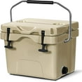 thumbnail image 6 of PINDEE 16 Quart Cooler, 24 Can Insulated Ice Chest Box with Heavy Duty Handle and 2 Cup Holders, 3-5 Days Ice Retention, Portable Leakproof Hard Cooler for Camping, Fishing, Picnic, Outdoor, 6 of 6