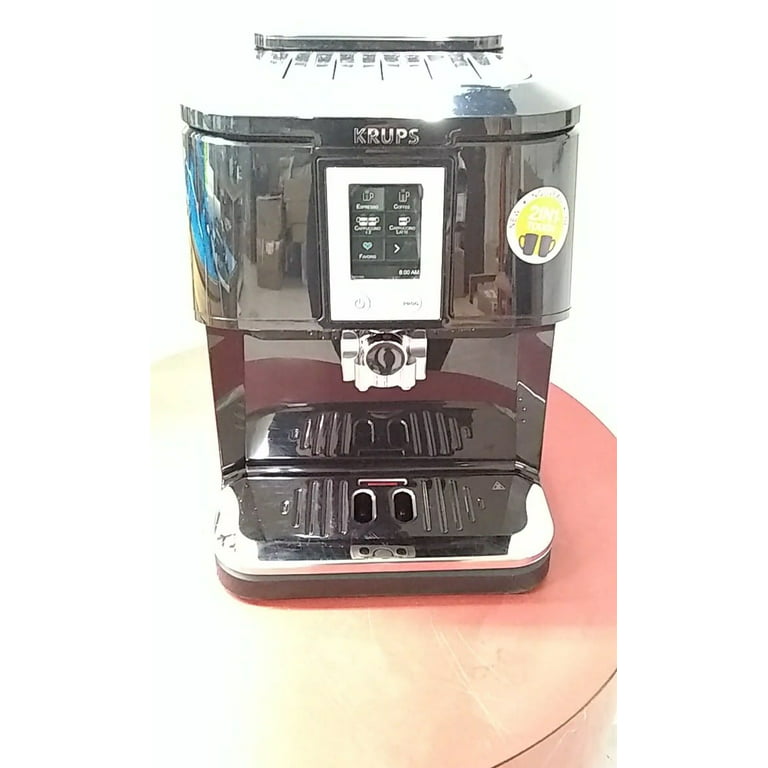 used KRUPS EA8808 2-IN-1 Touch Cappuccino Super Automatic Espresso