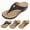 Brown, variant on Orthopedic Flat Sandals for Women 2026 Summer Wedge Flip Flops Platform Wide Width Slides Casual Boho Beach Vintage Dressy Comfortable Thong Slippers Khaki Size 9