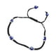 thumbnail image 2 of EeaseMX Pulsera tejida ajustable con cuentas en forma de ojos, sencilla y hecha a mano, para adultos, niños y adolescentes (negra)., 2 of 7