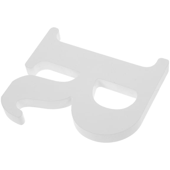 Wooden Letters Alphabet Set for Craft Projects Wood Burning Letter R with Letter Board Stand for Home Decor