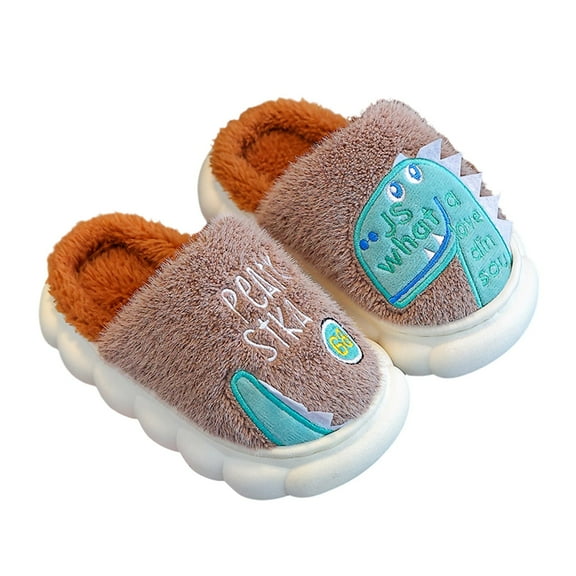 Utlike Summer Slippers For Toddler Kids Cartoon Slippers Girls Boys House Slippers Warm Shoes Indoor Outdoor Shoes Size 2.5 Years-3 Years