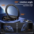 thumbnail image 4 of Dteck 360° Rotating Magnetic Stand Protective Case for iPhone 16,Shockproof TPU+PC Case Kickstand Back Cover for iPhone 16,Royalblue, 4 of 6