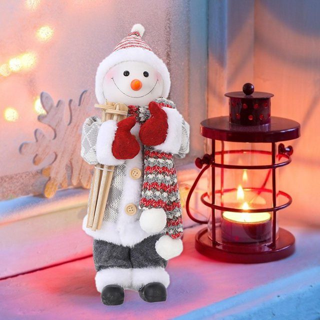 Snowman Ornamentos Colecciones Yotijar Colgante de decoración de árboles de Navidad 30 cm