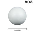 thumbnail image 1 of MYG Party 10pcs Solid Foam Ball Polystyrene Balls Round Tree White 50mm-100mm, 1 of 5