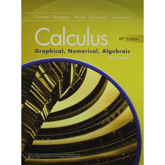 Pre-Owned Advanced Placement Calculus 2016 Graphical Numerical Algebraic Fifth Edition Student Edition + Mathxl 1-Year License Paperback