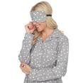 thumbnail image 4 of White Mark Women's Three-Piece Button-Down Pajama Set, 4 of 5