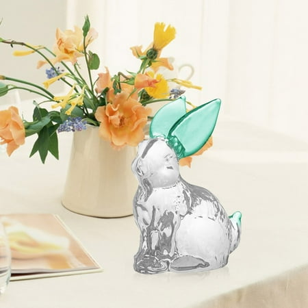 

K2so Ornament Glass Bunny Ornaments Birthday Glass Animal Table Top Decoration Bedroom Decoration