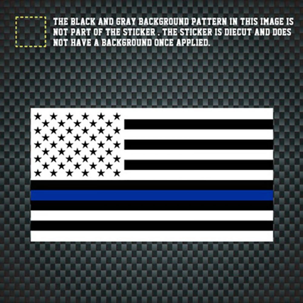 3 x 5 Foot Flag Honoring Law Enforcement Black an AMW Products Blue Line Flag 