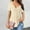 Beige, variant on TIANZEN Women's V Neck Front Knot Shirt Short Sleeve Elegant Casual T Shirt Solid Color Pullover Top Long Sleeved Tees for Women Short Sleeve Shirt Women Athletic Shirt
