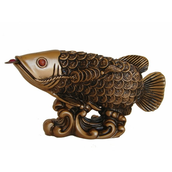 Feng Shui Arowana Fish Statue - Dragon Fish Statue