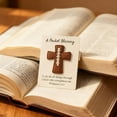 thumbnail image 4 of Leutsin A Pocket Blessing - Baseball Football Softball Cross Edition,Handmade Pocket-Sized Cross Gift for Christian Athletes,Inspirational Token for Teams & Youth Group Encouragement Decor,5.6", 4 of 7
