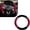Red, variant on 15 Inch Diamond Fluffy Steering Wheel Cover Bling Crystal Rhinestones Steering Wheel Protector for Women Car Accessories Winter Warm Universal Steering Wheel Pad, Purple