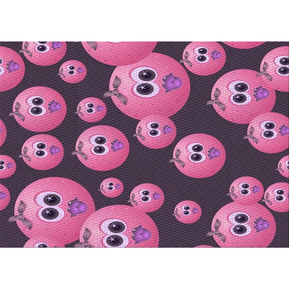 Ahgly Company Machine Washable Indoor Rectangle Transitional Dark Raspberry Purple Area Rugs, 6' x 9'