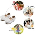 thumbnail image 5 of Toddler Flower Girl Dress Shoes - Girl Ballet Flats Party School Shoes Wedding, 5 of 6