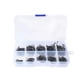 thumbnail image 1 of Toystoory Anzuelos afilados para pesca de peces plateados, 500 Uds., 10 tamaños, hierro con caja de plástico portátil, anzuelos de púas para Pescar, 1 of 6