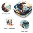 thumbnail image 3 of Sea Lion Sanitary Napkin Bag Pouch with Zipper, Period Purse Large Pouch with Zipper for Women, Velvet, Sponge, Oxford Cloth Material, 3 of 6