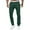 Green, variant on Men's Slim Fit Casual Pants with Mid Waist Design Functional Pockets Tailored Look Everyday Office Trousers XXL Size Purple