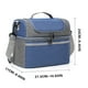 thumbnail image 3 of Lonchera, Bento Boxes, Bolsa de almuerzo portátil de doble capa, bolsa térmica de gran capacidad, bolsa térmica para picnic al aire libre, bolsa Bento, embalaje de almuerzo de doble capa, 3 of 6