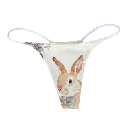 

Mortilo Thong Underwear Women Underwear Women Low Rise Soft Breathable Briefs Unique Gifts Beige M