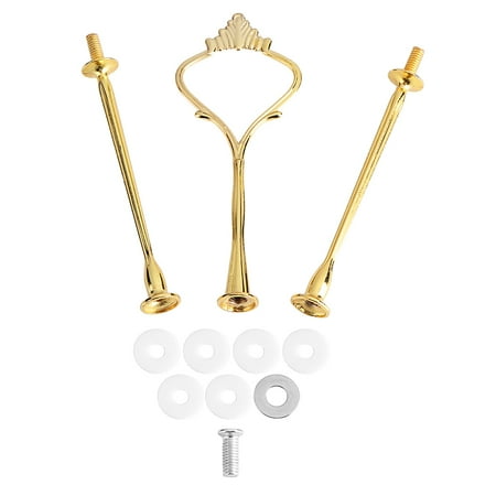 

esptrs Cake Fitting Set Multi-tiers Cake Cupcake Tray Stand Handle Fruit Plate Hardware Fitting Holder Cake Fitting Holder