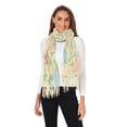 thumbnail image 2 of FORMRS Womens Scarf Winter Soft Long Big Warm Shawls Wrap Tassel Scarves, Colorful Flower, 2 of 9