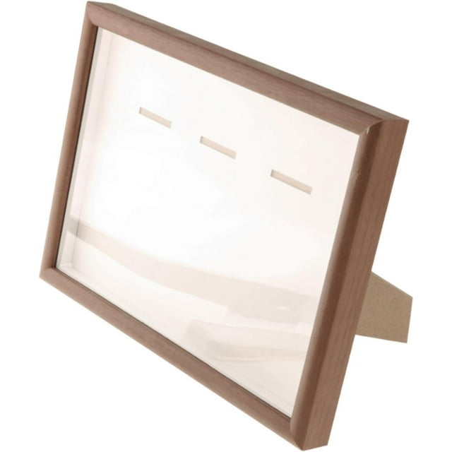 Medal Display Shadow Box Frame Medal Display Case Wooden Photo Frame For Runners , Wood Color A3,A4