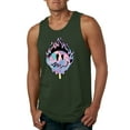 thumbnail image 2 of Wild Bobby Trippy Happy Face Men Tank Top, 2 of 6