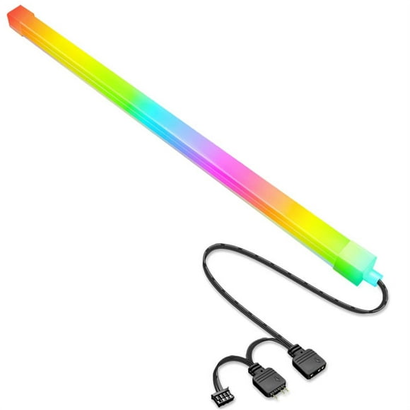F300 Barra de Luces del Chasis 3PINx2 + 4PIN 5V ARGB Computadora de Escritorio Chasis Luz Ambiental Tira de Luz LED Decorativa