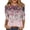Z1 Pink, variant on Womens Shirt Fashion Short Sleeve Round Neck Printed Versatile Stylish Womens Workout Shirt,Navy,L