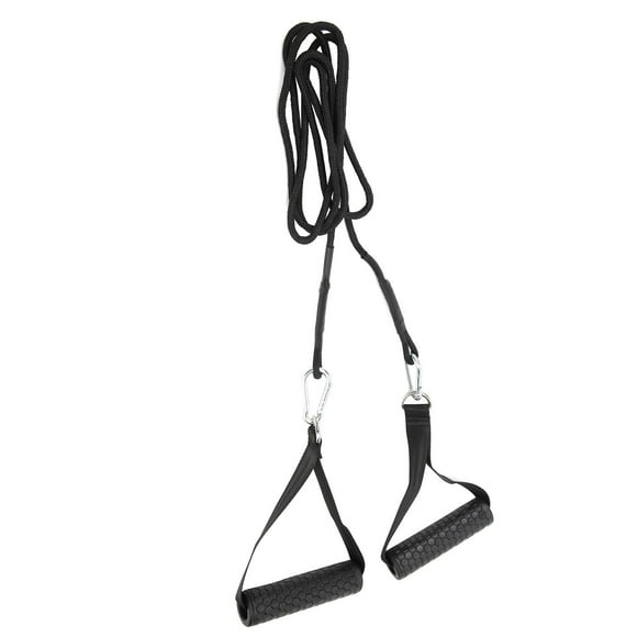 LYUMO Tricep Press Down Cable,Grip Handle Triceps Rope,DIY Tricep Press Down Pulley Cable Machine Attachment System Grip Handle Triceps Rope For Gym