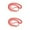Red 274cm Red 142cm, variant on 2x Rustic Retro Style Christmas Wooden Beads Garlands Ornaments Party Home Xmas Beaded Garland Holiday Christmas Tree Decorative Dark 274cm Red 274cm