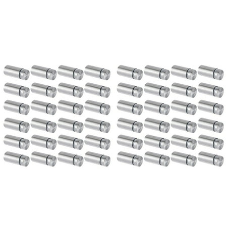 

200 Packs Sign Standoff Screws Stainless Steel Wall Standoff Mounts Nail for Glass Artwork and Displays (1/2 x 1 Inch)
