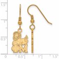 thumbnail image 2 of Ss/Gold Plated Sterling Silver With Gp Logoart Phi Mu Small Dangle Earrings (35 X 11) Made In United States gp037phm, 2 of 5