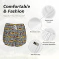 thumbnail image 6 of Lsque Funny Construction Printed Women's Running Shorts with Liner Pockets,Elastic Quick Dry Workout Athletic Gym Yoga Shorts,Womens High Waist Shorts-Small, 6 of 9