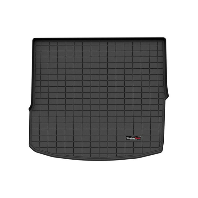 Fits 2022-2024 Jeep Grand Cherokee Weathertech Cargo Area Liner 401517 Direct Fit; Raised Edges; Black; Thermoplastic Elastomer TPE Injection Molded Material; Non-Skid