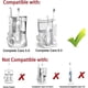 thumbnail image 3 of For Waterpik Complete Care 9.0 Sonic Electric Toothbrush 8 Pack Replacement Brush Heads Refill Compatible with WP-900 Models, 3 of 5