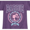 thumbnail image 3 of Barbie - Barbie Varsity Ath Dept - Girls Fitted Short Sleeve Graphic T-Shirt, 3 of 5