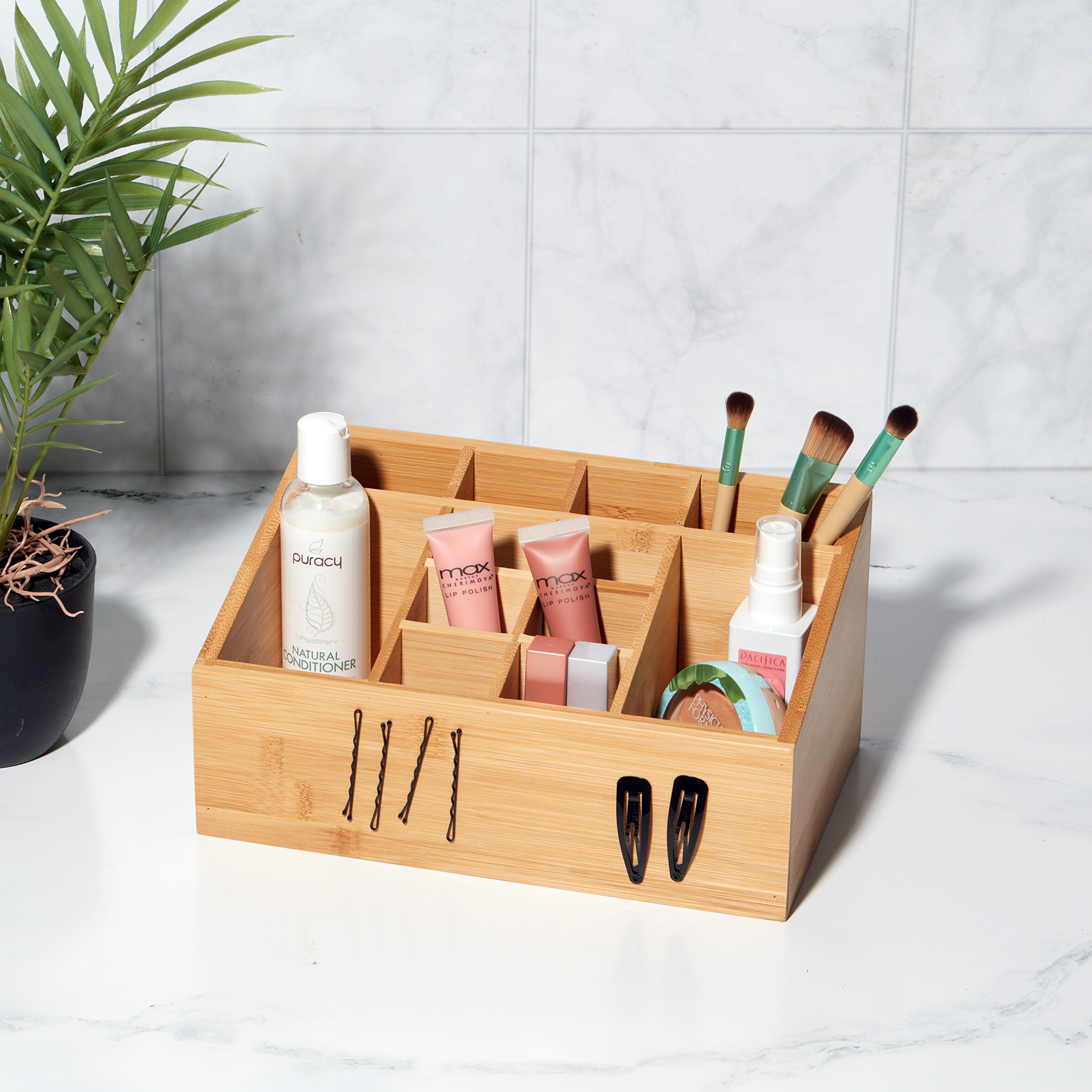 Better Homes & Gardens 12-Compartment Bamboo Organizer photo 5