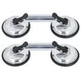 thumbnail image 2 of Ventouses en Verre Robuste, Plaque à Ventouse à Double Poignée 2 Pcs Compact en Alliage d'Aluminium Stable pour Miroir, 2 of 7
